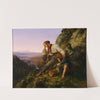 The Robber and His Child by Karl Friedrich Lessing