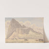 The Rock of Gibraltar, from the North Front Guard Room by George Lothian Hall