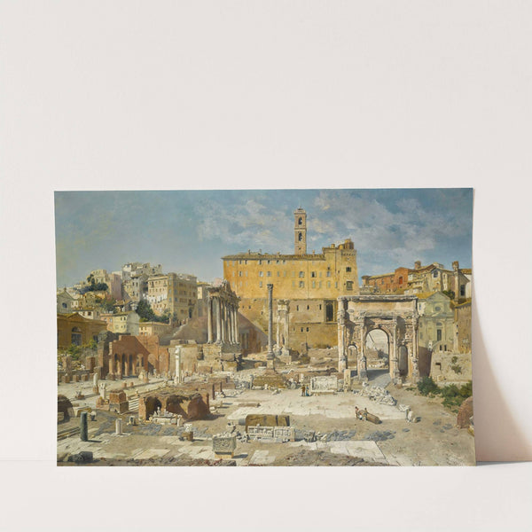 The Roman Forum (1886) by Veronika Maria Herwegen-Manini