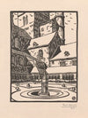 The Romanesque cloister of Sainte-Gertrude in Nivelles (1922)