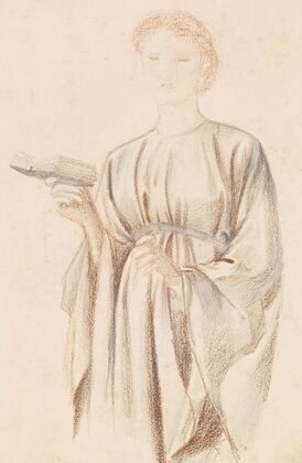 The Rose Garden – Study of Georgiana Burne-Jones
