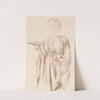 The Rose Garden - Study of Georgiana Burne-Jones by Sir Edward Coley Burne-Jones