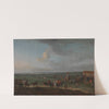 The Round Course at Newmarket, Cambridgeshire, Preparing for the King&#039;s Plate by Peter Tillemans
