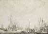 The Royal and State Yachts, possibly the Arrival of Charles II of England at Moerdijk, 1660