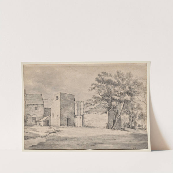 The Ruin of Huis ‘t Sant at Katwijk aan Zee (1647) by Roelant Roghman