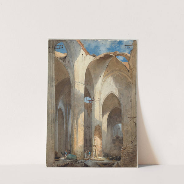 The Ruins of Saint Nicolai Church in Hamburg by Martin Gensler