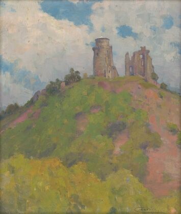The ruins of Slane Castle (1902–1903)