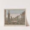 The Ruins of the great Temple at Palmira, from the West (1750) by Georg Balthasar Probst