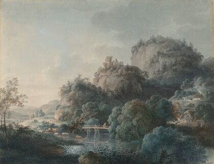 The Ruins of the Monastery of Oybin in the Zittau Mountains