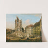The Ruins of the old Kreuzkirche, Dresden (1765) by Bernardo Bellotto