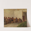 The rural women (1895) by Adolf Von Becker