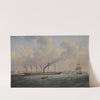 The S.S. Great Britain Off Liverpool Flying The Atlantic Flag by Francis Hustwick