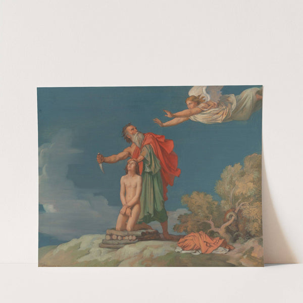 The Sacrifice of Isaac (1860) by Jean-Hippolyte Flandrin