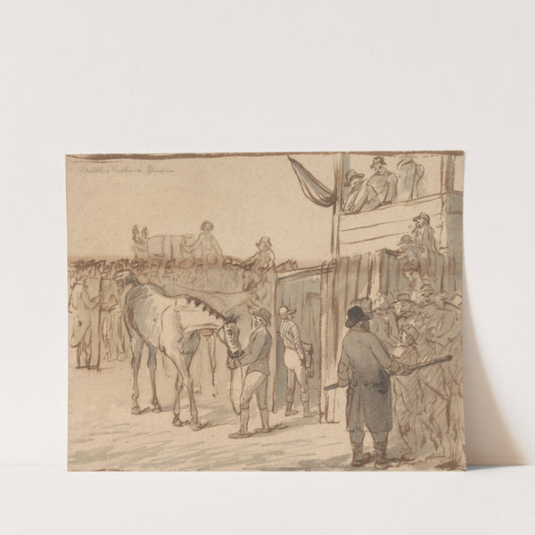 The Saddling Enclosure, Epsom by James Barenger