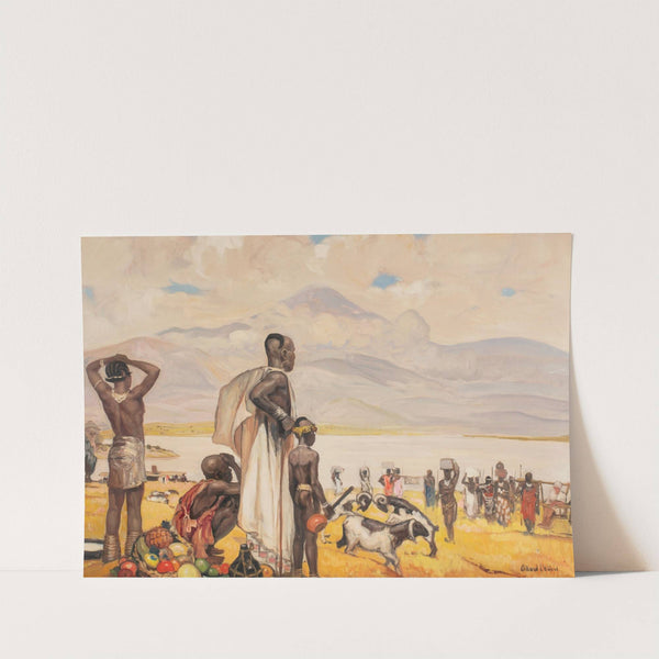 The safari by Fernand Allard-L&#039;Olivier