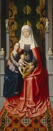 The Saint Anne Altarpiece – Saint Anne with the Virgin and Child (middle panel) (c. 1500-1520)