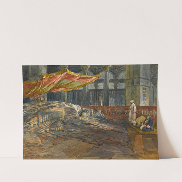 The Sakrah, The Sacred Rock, Jerusalem by William Simpson