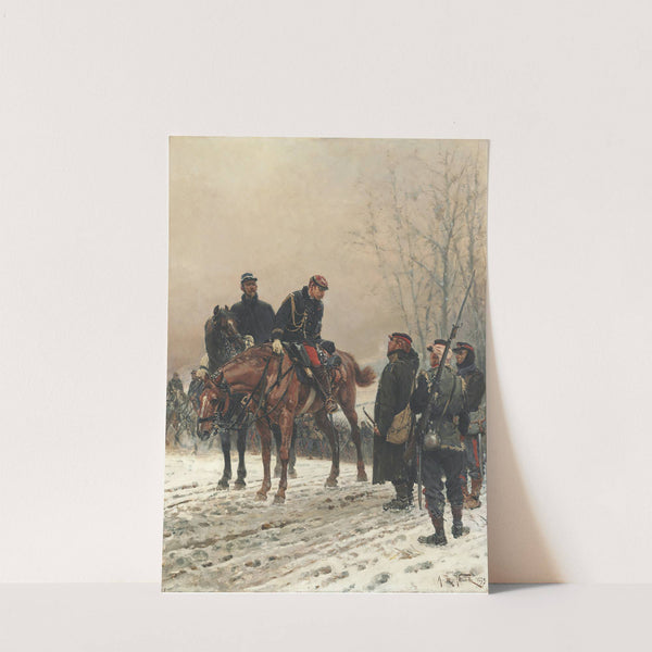 The Salute by Alphonse Marie De Neuville