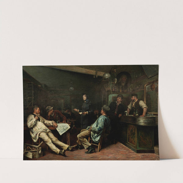 The Salvation Army, Miss Booth visiting a Paris Tavern by Gustaf Cederström