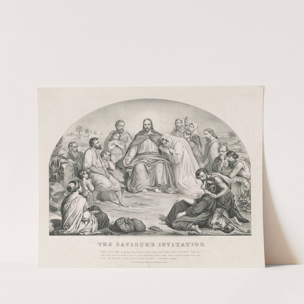 The Saviour’s invitation (1866) by Currier & Ives.
