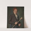 The Scene-Painter Troels Lund (1836) by Christian Albrecht Jensen