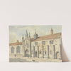The School at Wells, Somerset by John Augustus Atkinson