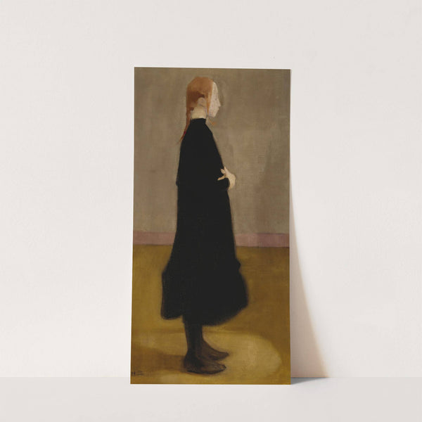 The School Girl Ii (Girl In Black) by Helene Schjerfbeck