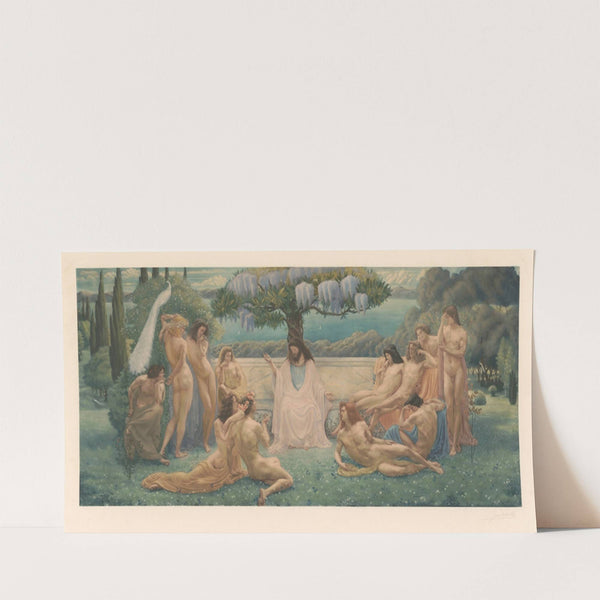 The school of Plato (1898) by Jean Delville