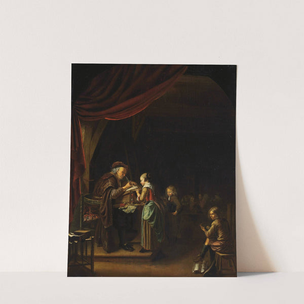 The Schoolmaster by Jan Adriaensz van Staveren