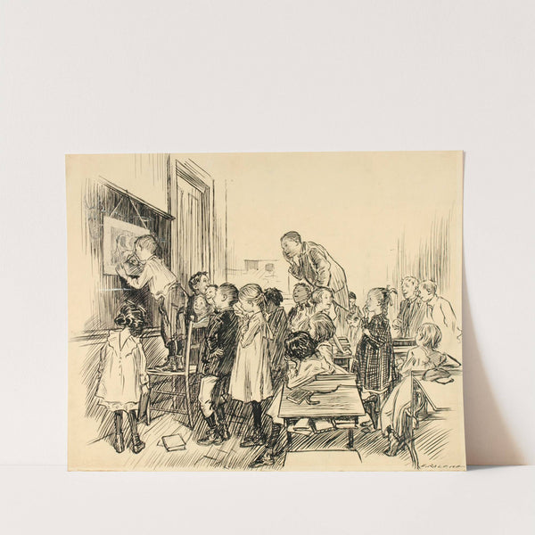 The Schoolroom (ca. 1900-1910) by Henry Patrick Raleigh