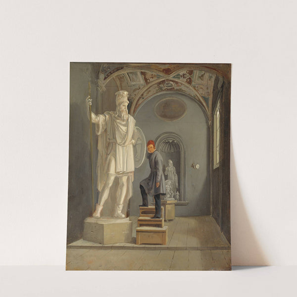The Sculptor Fogelberg&#039;s Studio in Rome by Carl Stefan Bennet