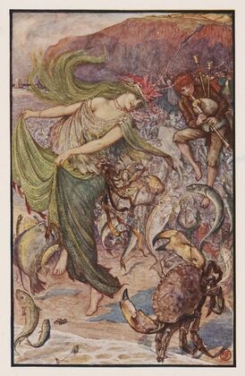 The Sea-lady allures Maurice into the sea