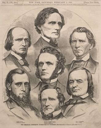 The Seceding Mississippi Delegation in Congress (1861)