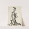 The second foolish Virgin by Martin Schongauer