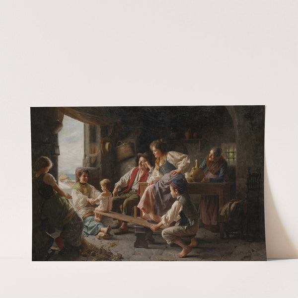 The seesaw by Giovanni Battista Torriglia