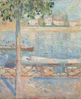 The Seine At Saint-Cloud (1890)