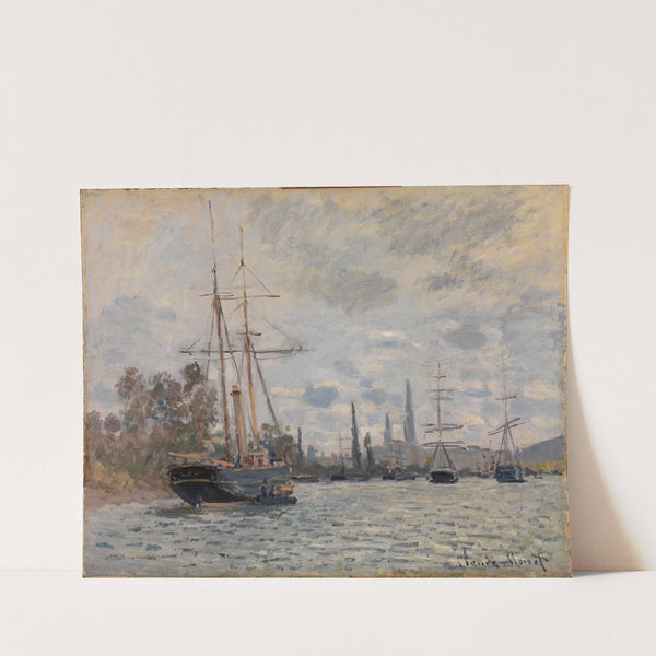 The Seine near Rouen (ca 1874) by Claude Monet
