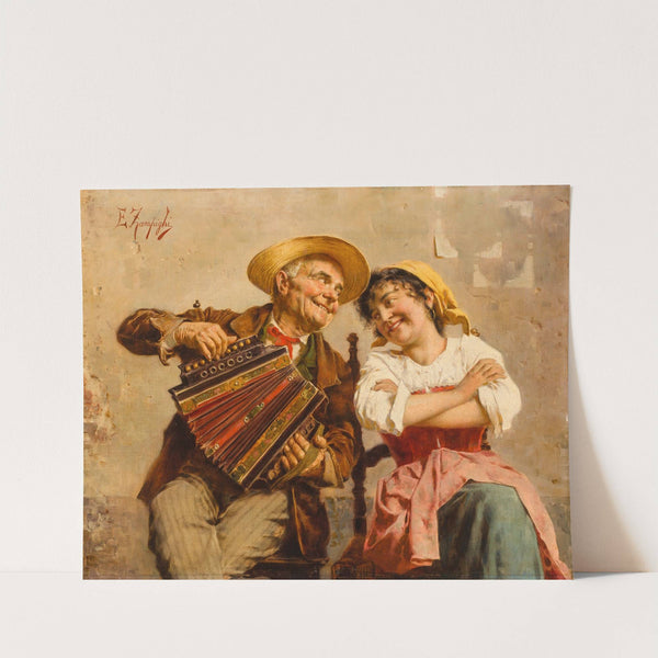 The serenade by Eugenio Zampighi