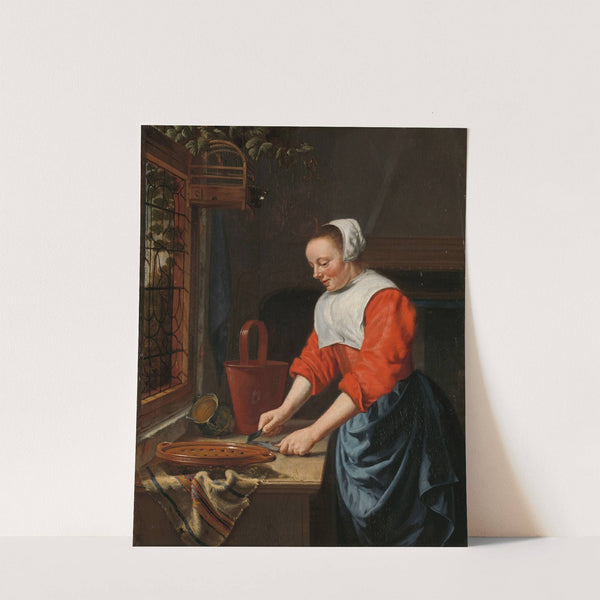The servant girl (1631 - 1677) by Hendrick Ten Oever