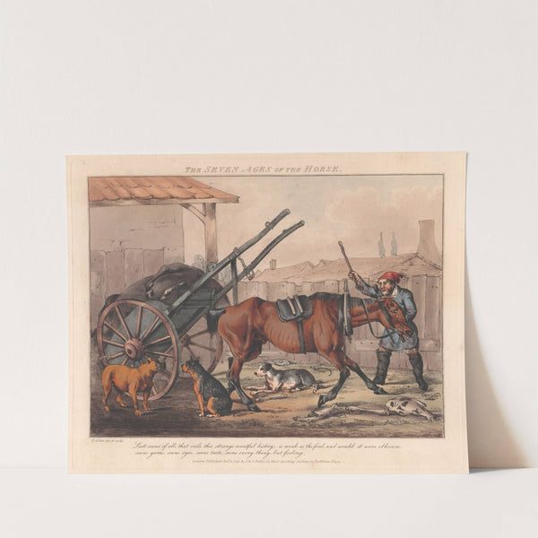 The Seven Ages of the Horse (1825) by Henry Thomas Alken