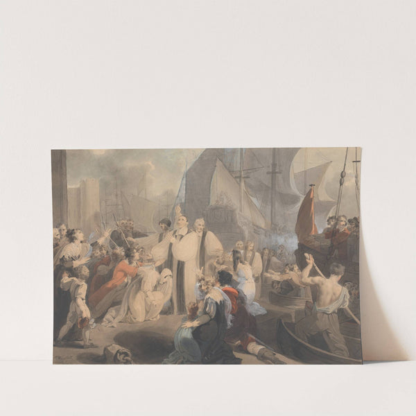 The Seven Bishops Going To Trial by Richard Westall