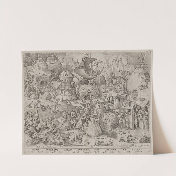 The seven vices (1558) by Pieter van der Heyden