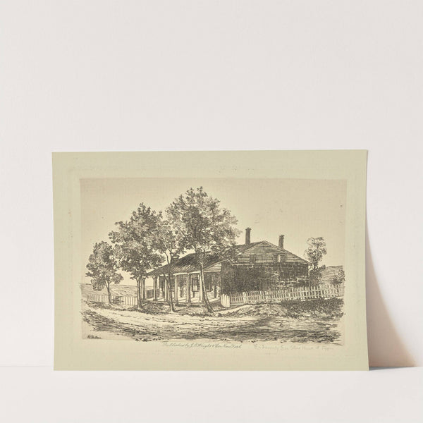 The Seventy Six Stone House at Tappan. (1890) by William Henry Wallace