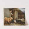 The shepherd&#039;s home by Richard Ansdell