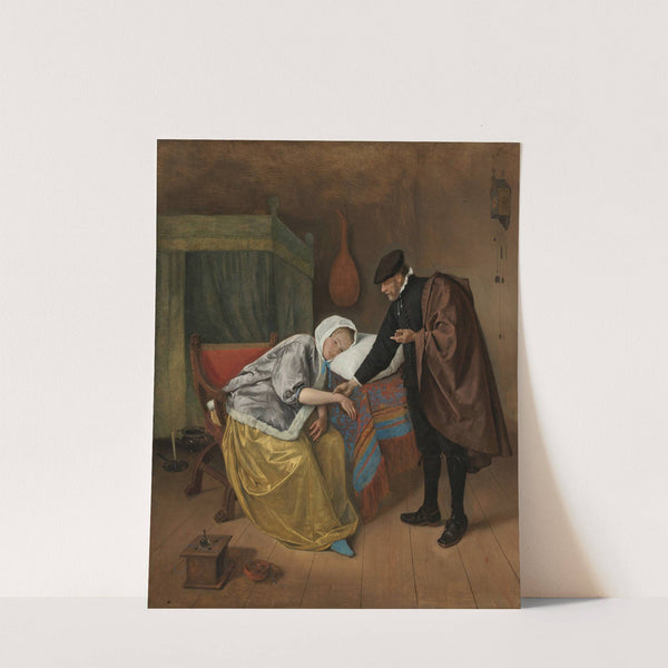 The Sick Woman (c. 1663 - c. 1666) by Jan Steen