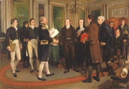 The Signing of the Treaty of Ghent, Christmas Eve (1814) — size preview