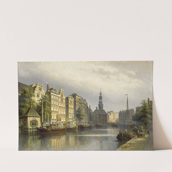 The Singel, Amsterdam, looking towards the Mint by Eduard Alexander Hilverdink