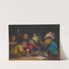 The Singerie [Four monkeys smoking pipes] by Alexandre-Gabriel Decamps