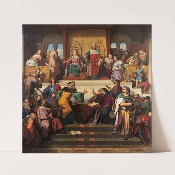 The Singer’s Contest on the Wartburg (1846) by Moritz von Schwind