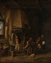 The Skaters; Peasants in an Interior